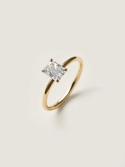 Marquise Cut Cluster Styled Lab Grown Diamond Engagement Ring