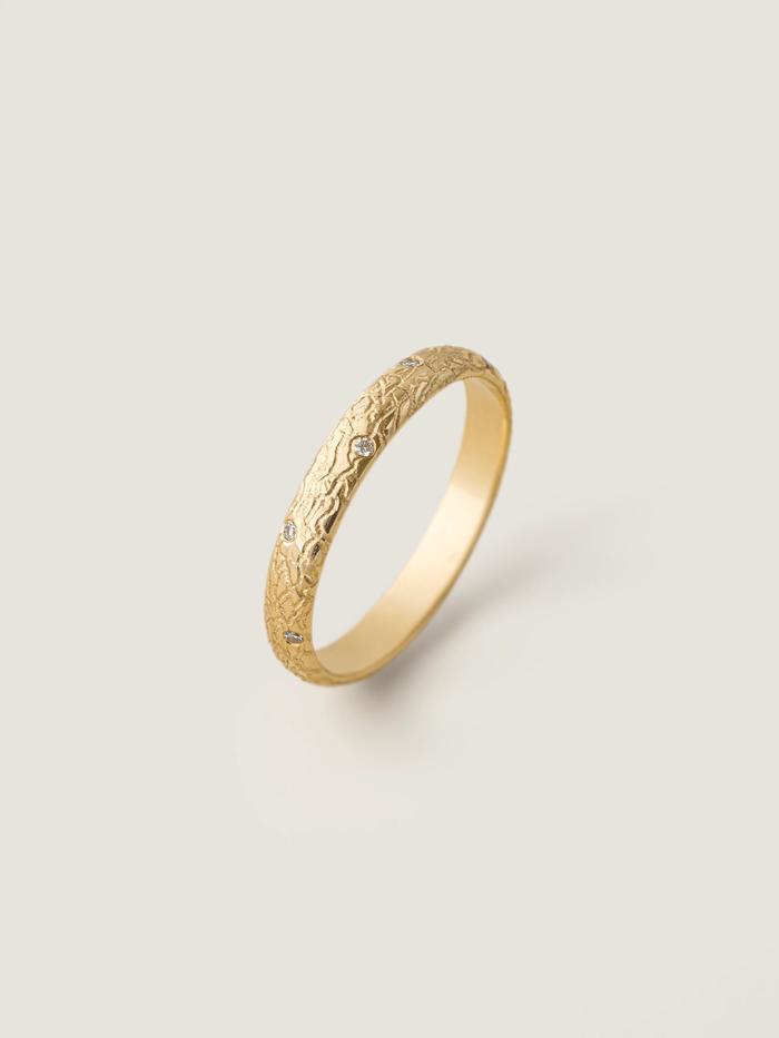 Marquise Cut Cluster Styled Lab Grown Wedding Band