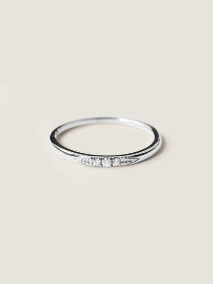 Marquise Cut Cluster Styled Lab Grown Wedding Band
