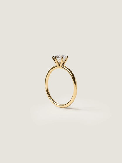 Marquise Cut Cluster Styled Lab Grown Diamond Engagement Ring