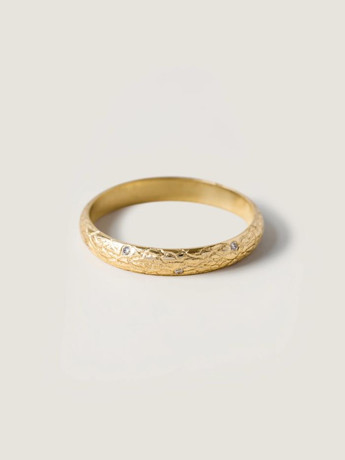 Marquise Cut Cluster Styled Lab Grown Wedding Band