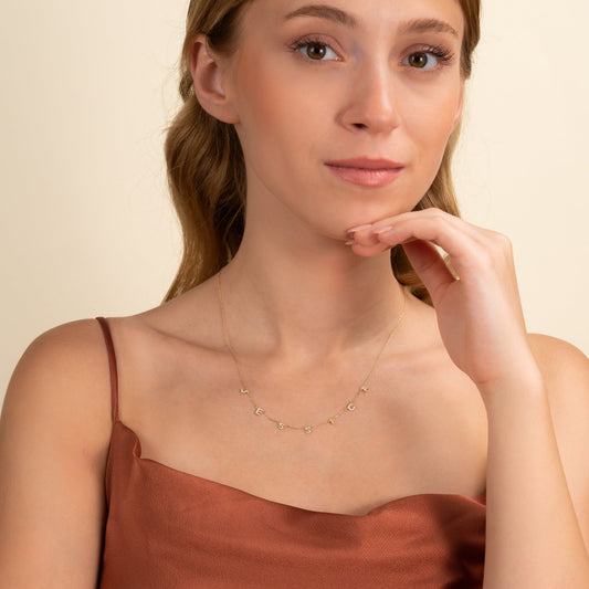 1.0 CT Round Bezel Solitaire Lab Grown Diamond Necklace