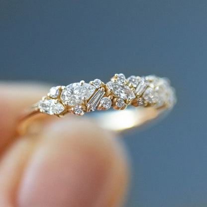 0.37 CT Round Full Eternity Lab Grown Diamond Wedding Band