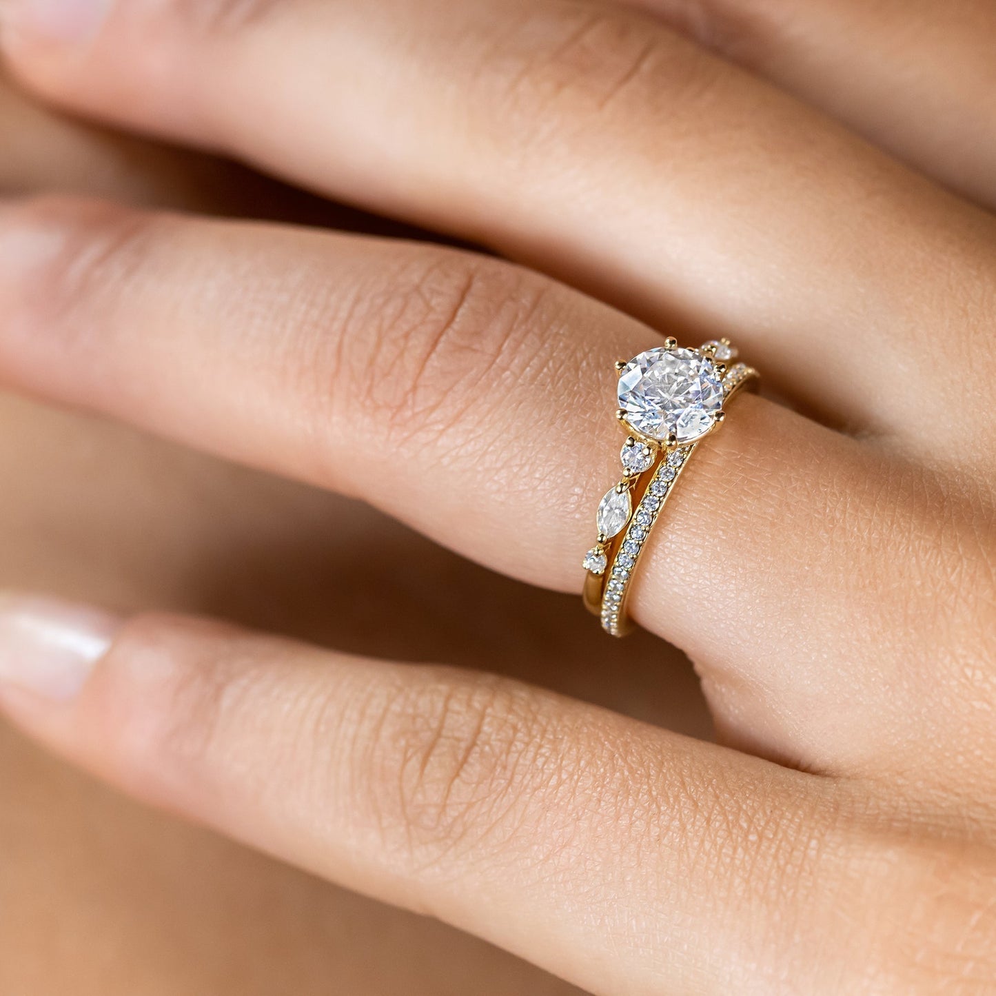 0.37 CT Round Full Eternity Lab Grown Diamond Wedding Band