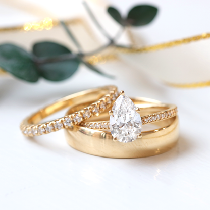 0.37 CT Round Full Eternity Lab Grown Diamond Wedding Band