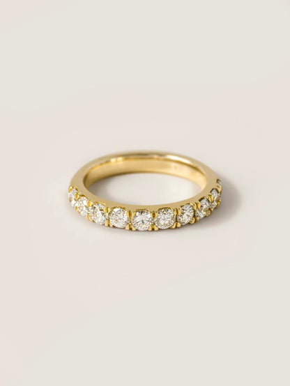 Marquise Cut Cluster Styled Lab Grown Wedding Band