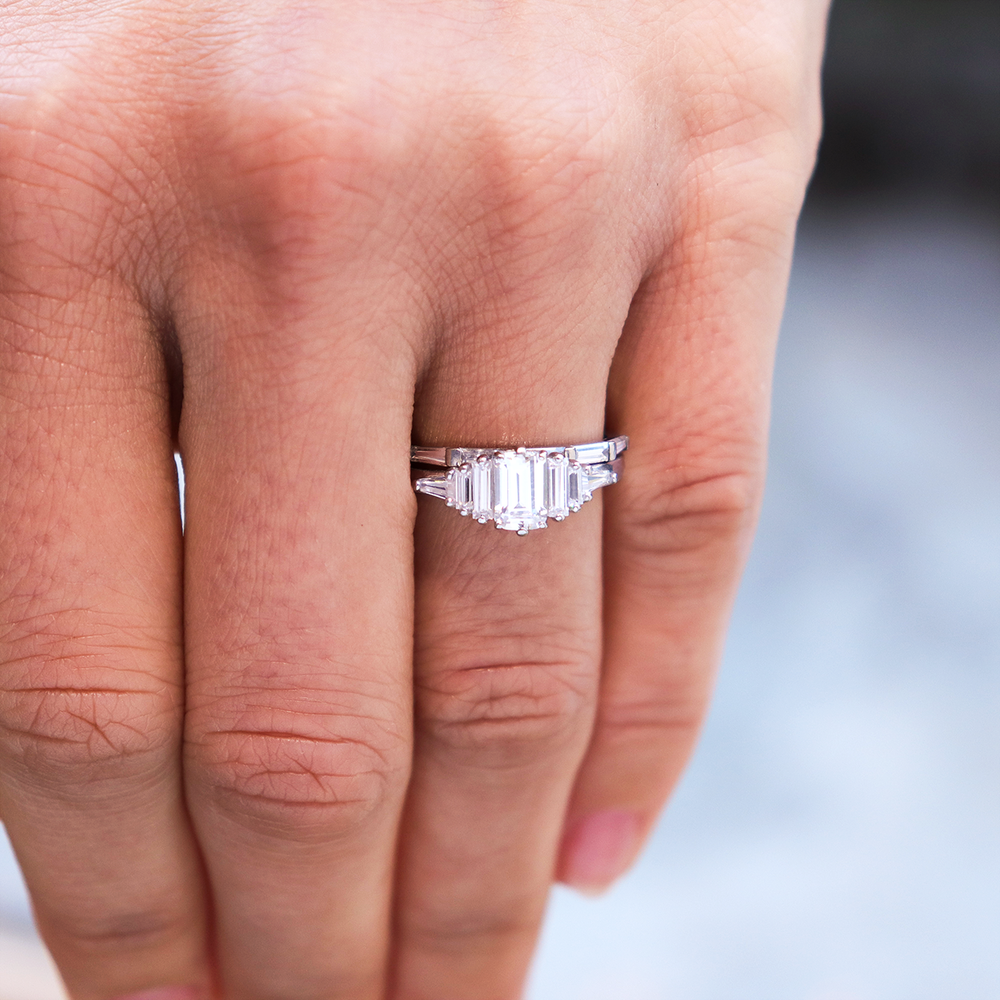 0.37 CT Round Full Eternity Lab Grown Diamond Wedding Band