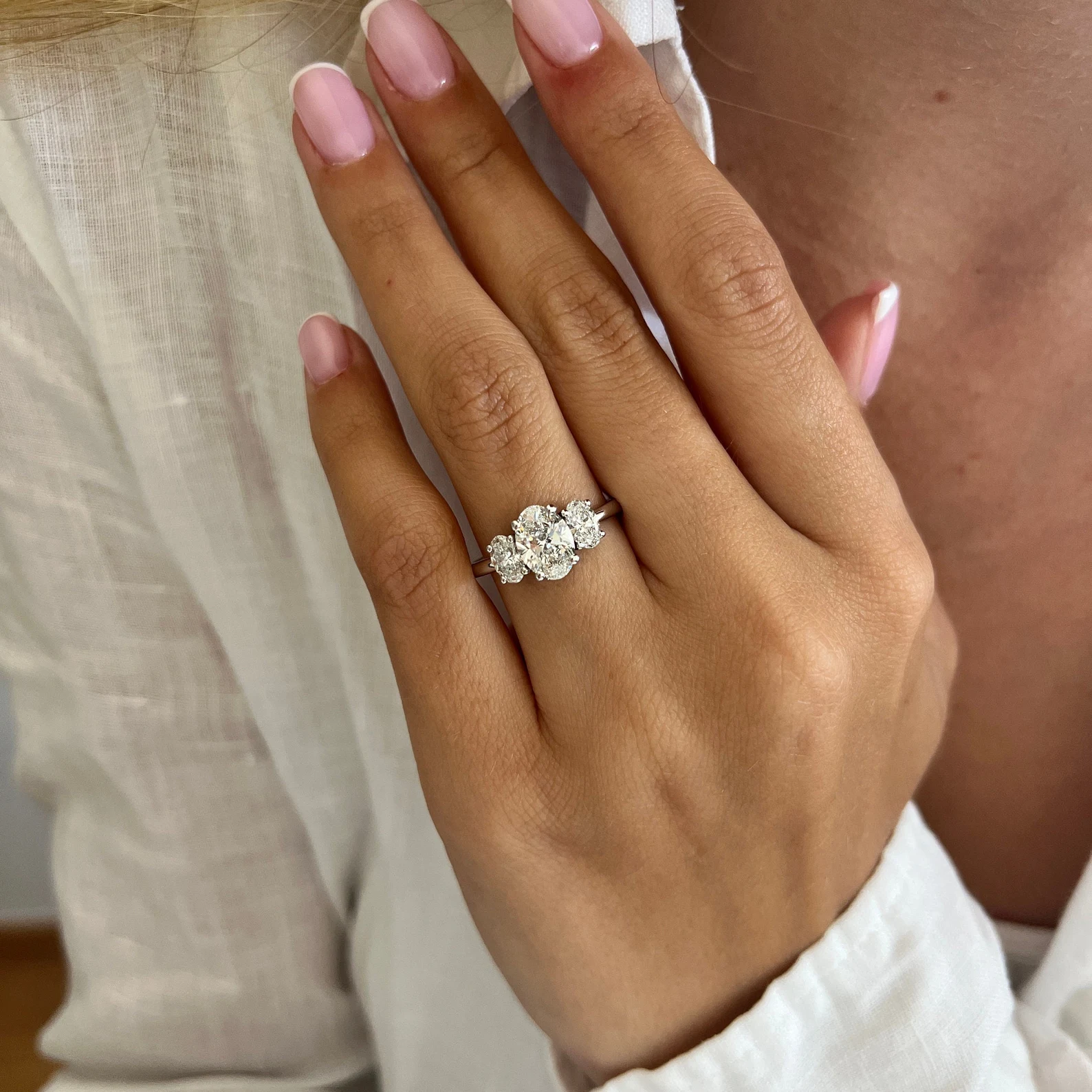 Round Halo, Pave & Split Shank Engagement Ring – 1.93 CT Lab Grown Diamond