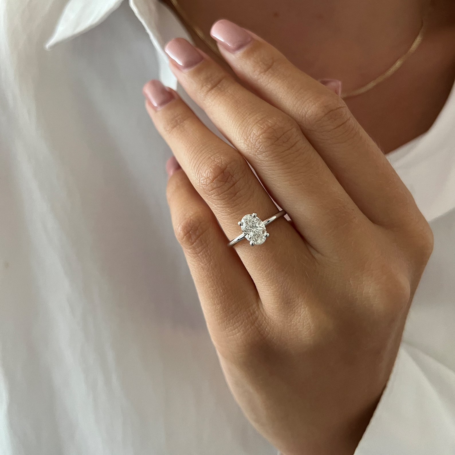 Round Halo, Pave & Split Shank Engagement Ring – 1.93 CT Lab Grown Diamond