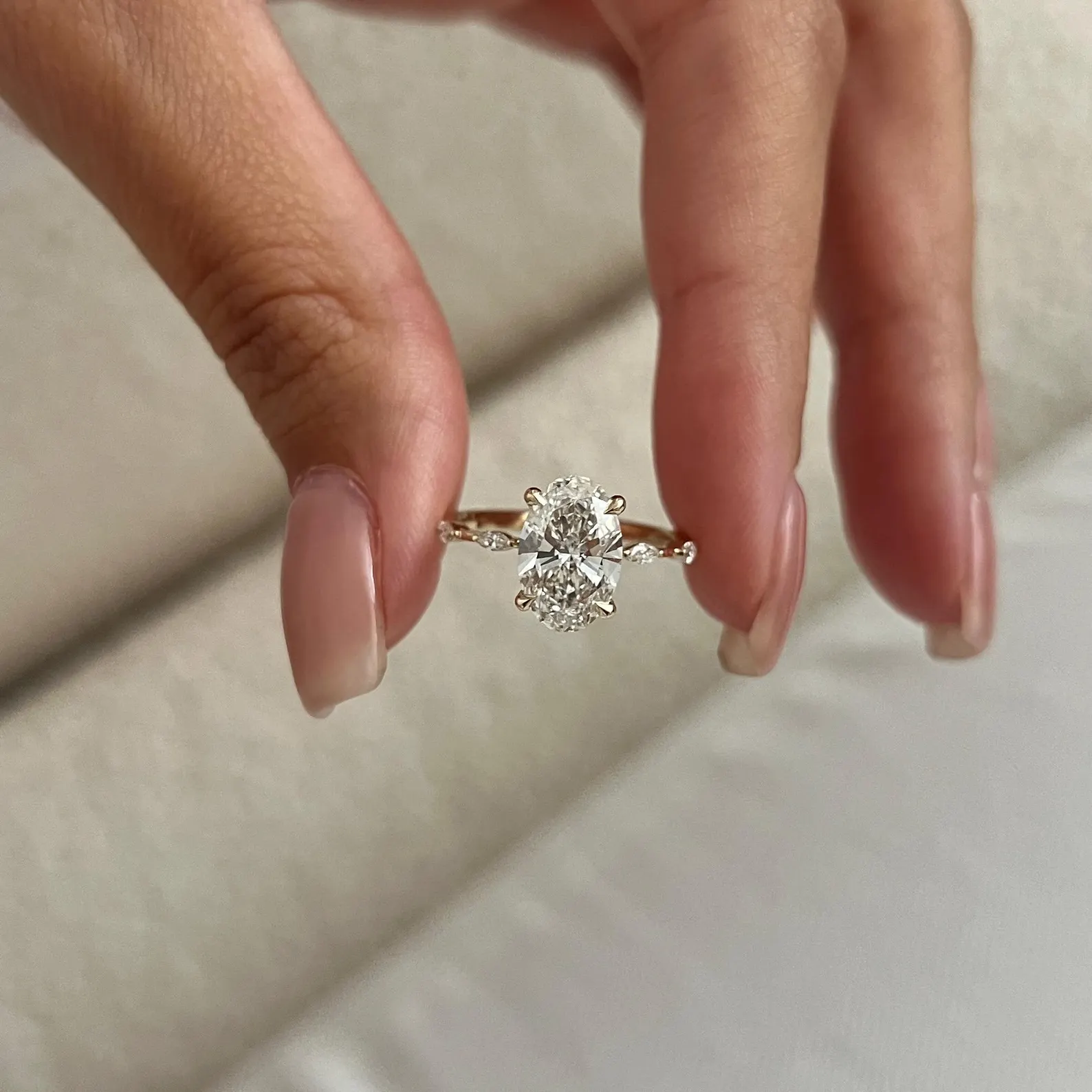 Round Halo, Pave & Split Shank Engagement Ring – 1.93 CT Lab Grown Diamond