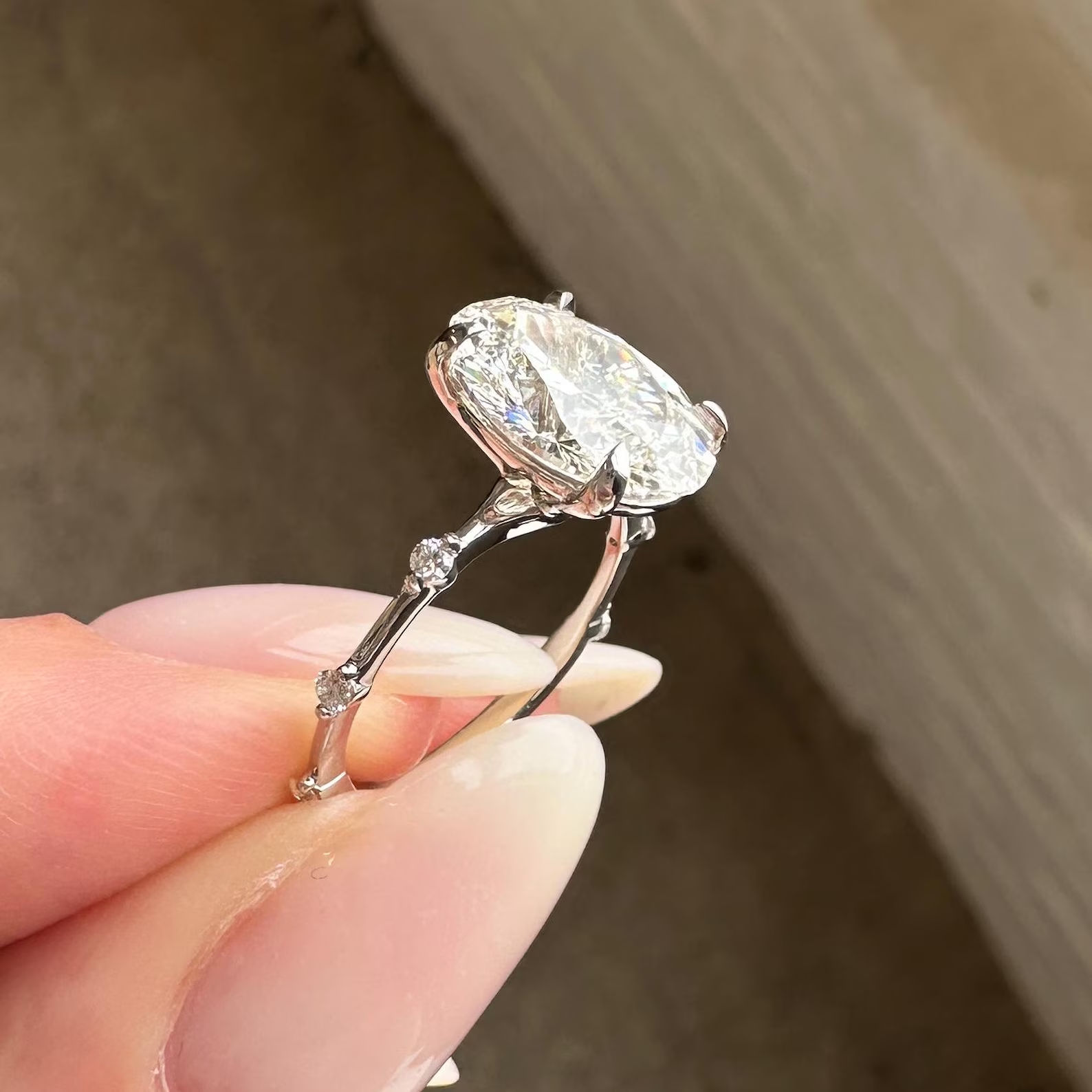 Round Halo, Pave & Split Shank Engagement Ring – 1.93 CT Lab Grown Diamond