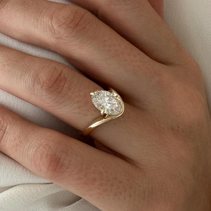 Round Halo, Pave & Split Shank Engagement Ring – 1.93 CT Lab Grown Diamond
