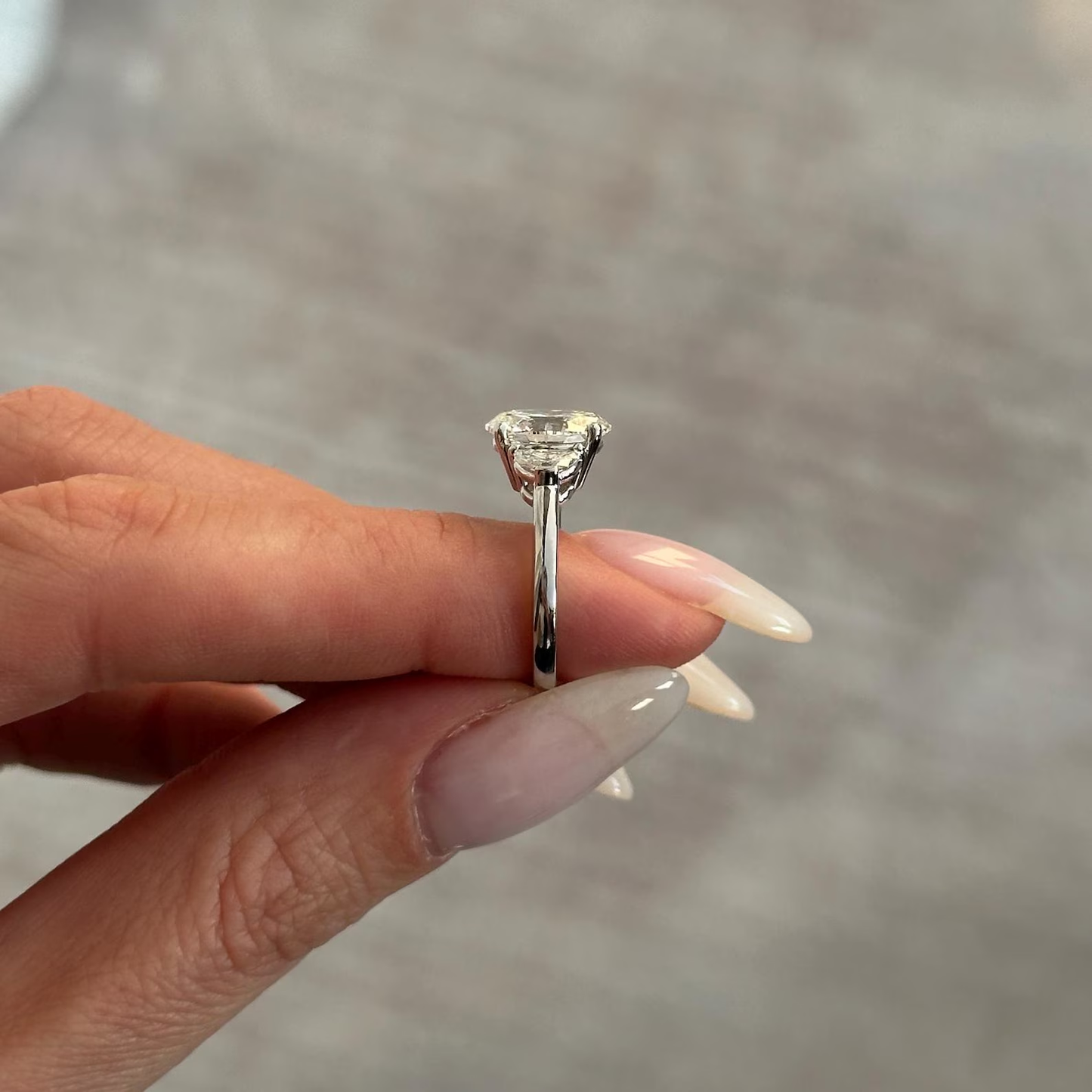 Round Halo, Pave & Split Shank Engagement Ring – 1.93 CT Lab Grown Diamond
