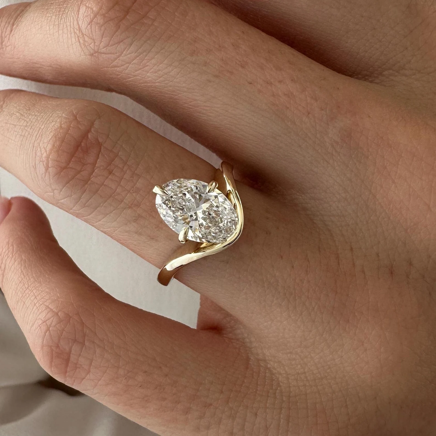 Round Halo, Pave & Split Shank Engagement Ring – 1.93 CT Lab Grown Diamond