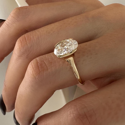 Round Halo, Pave & Split Shank Engagement Ring – 1.93 CT Lab Grown Diamond