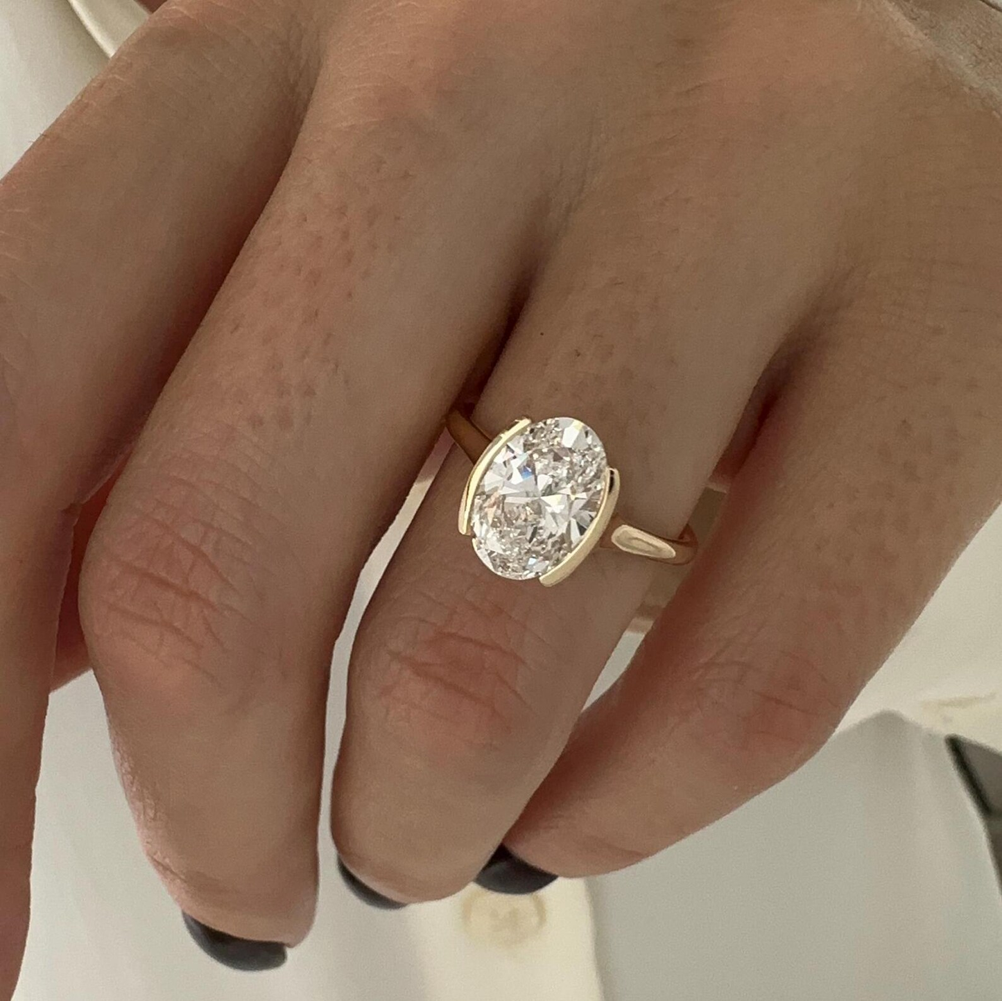 Round Halo, Pave & Split Shank Engagement Ring – 1.93 CT Lab Grown Diamond