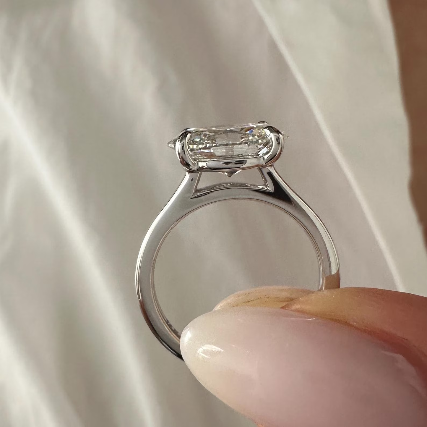 Round Halo, Pave & Split Shank Engagement Ring – 1.93 CT Lab Grown Diamond
