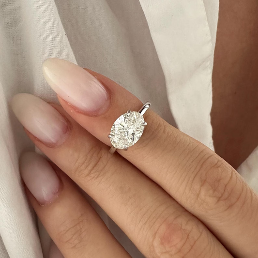 Round Halo, Pave & Split Shank Engagement Ring – 1.93 CT Lab Grown Diamond
