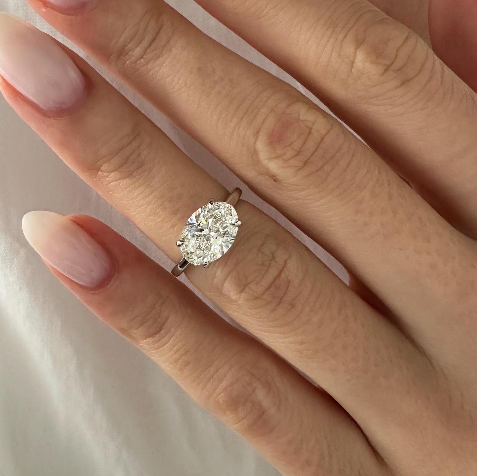 Round Halo, Pave & Split Shank Engagement Ring – 1.93 CT Lab Grown Diamond
