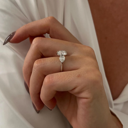 Round Halo, Pave & Split Shank Engagement Ring – 1.93 CT Lab Grown Diamond