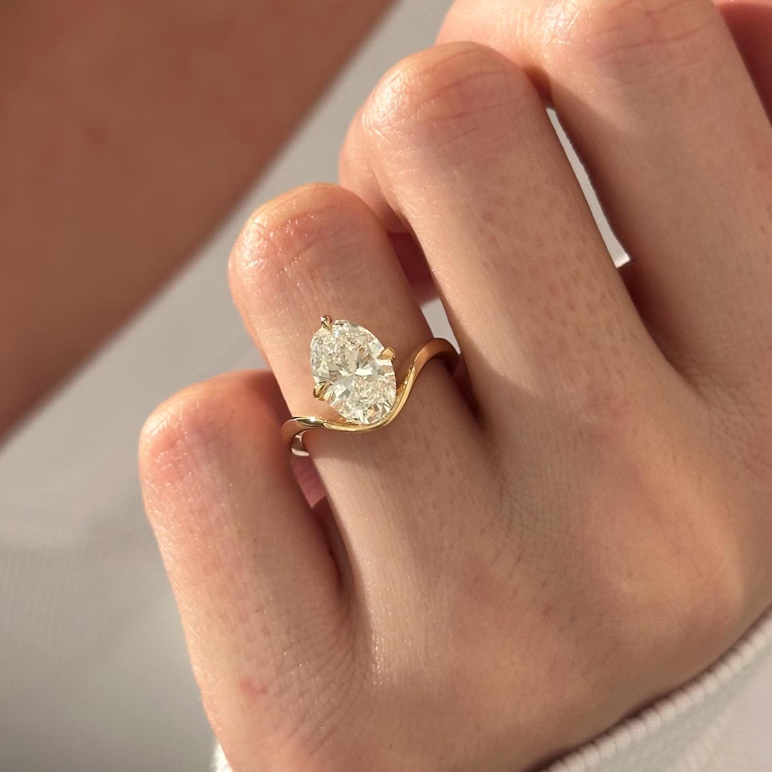 Round Halo, Pave & Split Shank Engagement Ring – 1.93 CT Lab Grown Diamond