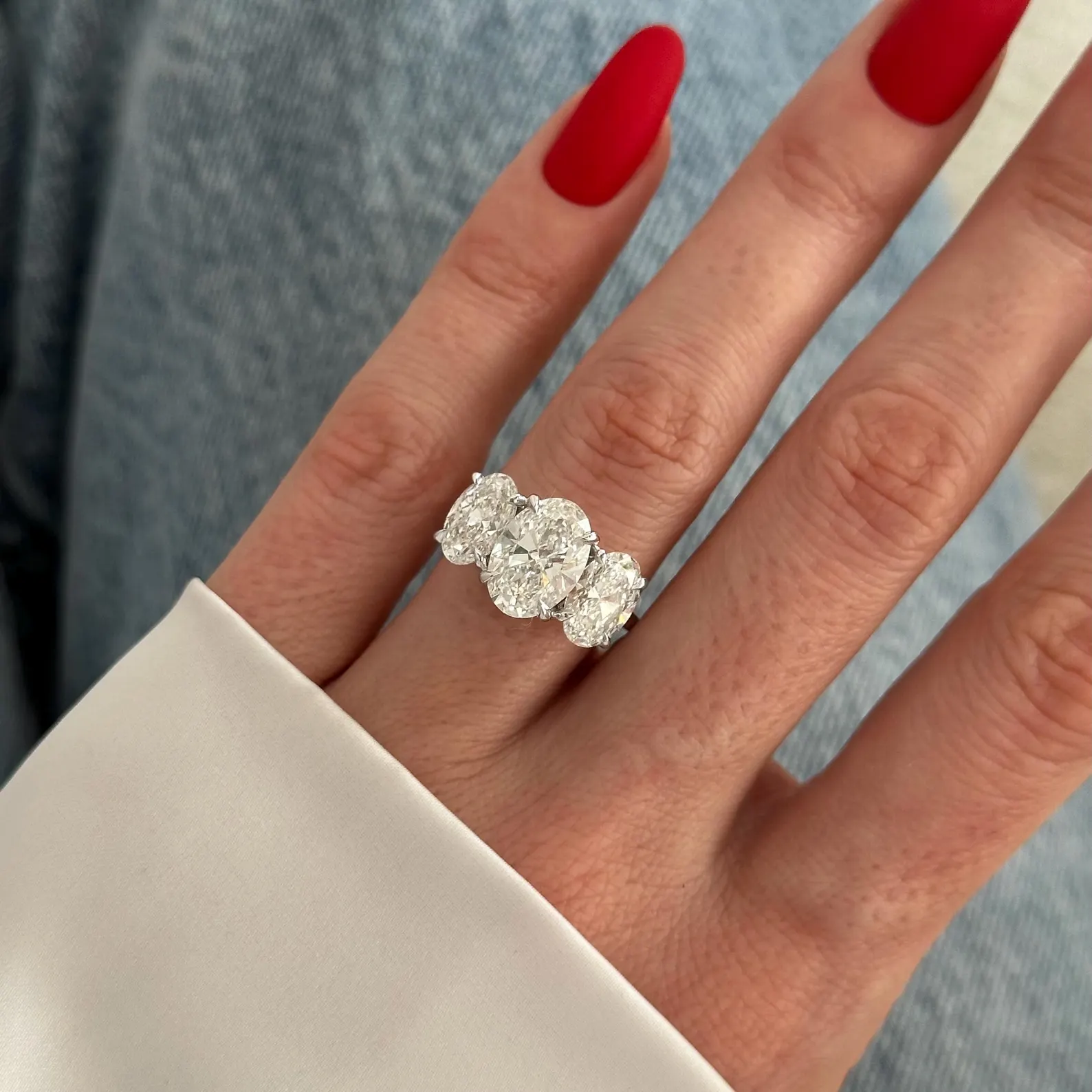 Round Halo, Pave & Split Shank Engagement Ring – 1.93 CT Lab Grown Diamond