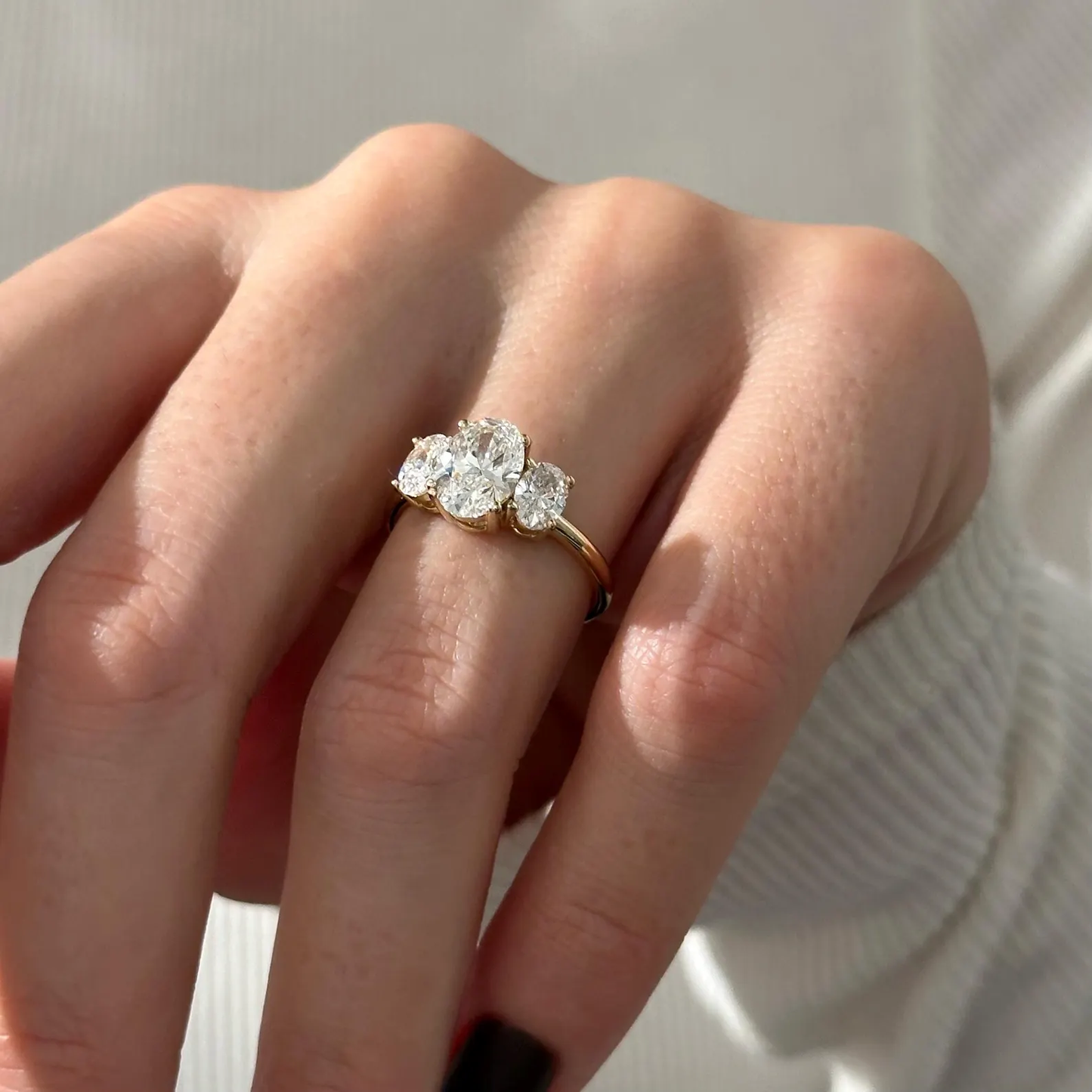 Round Halo, Pave & Split Shank Engagement Ring – 1.93 CT Lab Grown Diamond