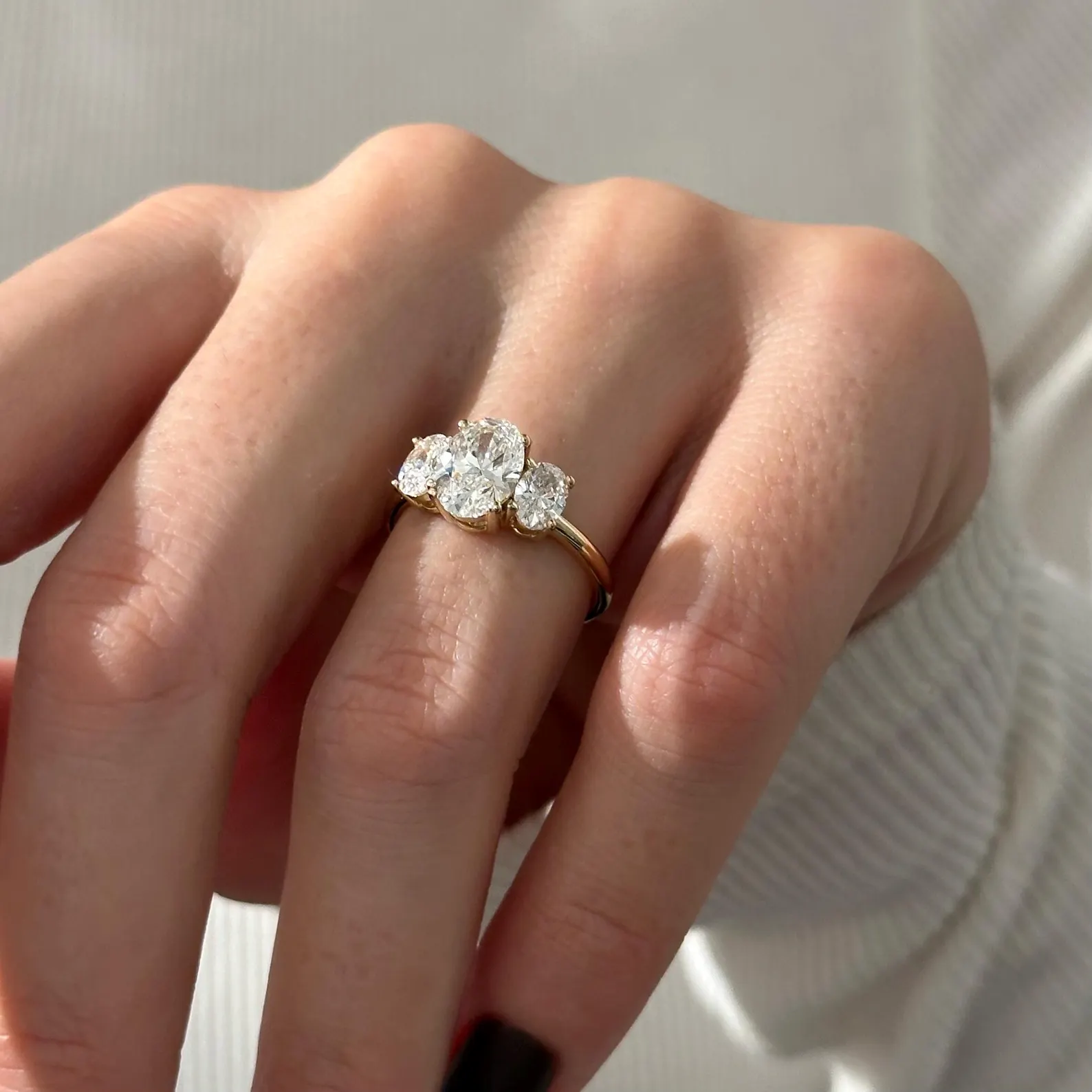 Round Halo, Pave & Split Shank Engagement Ring – 1.93 CT Lab Grown Diamond