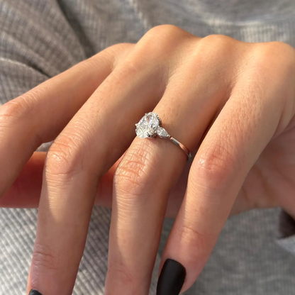Round Halo, Pave & Split Shank Engagement Ring – 1.93 CT Lab Grown Diamond