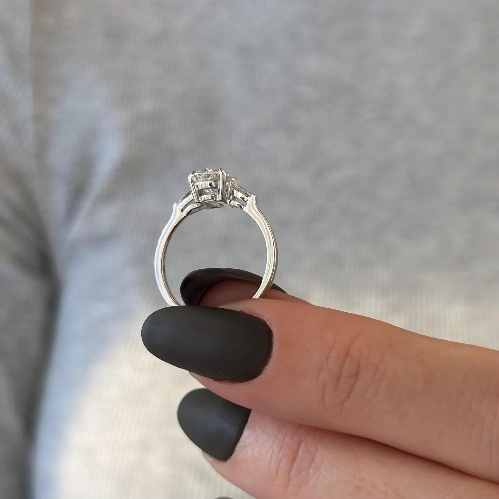 Round Halo, Pave & Split Shank Engagement Ring – 1.93 CT Lab Grown Diamond