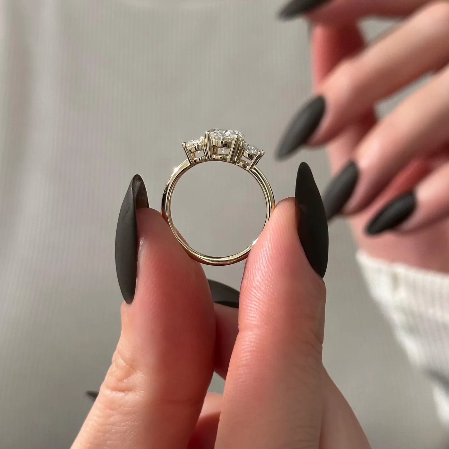 Round Halo, Pave & Split Shank Engagement Ring – 1.93 CT Lab Grown Diamond