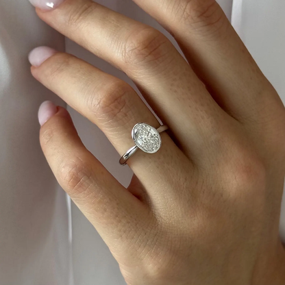 Round Halo, Pave & Split Shank Engagement Ring – 1.93 CT Lab Grown Diamond