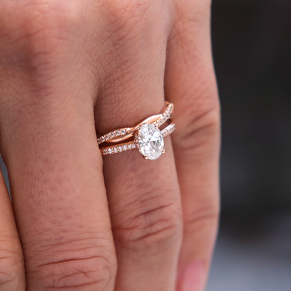 0.37 CT Round Full Eternity Lab Grown Diamond Wedding Band