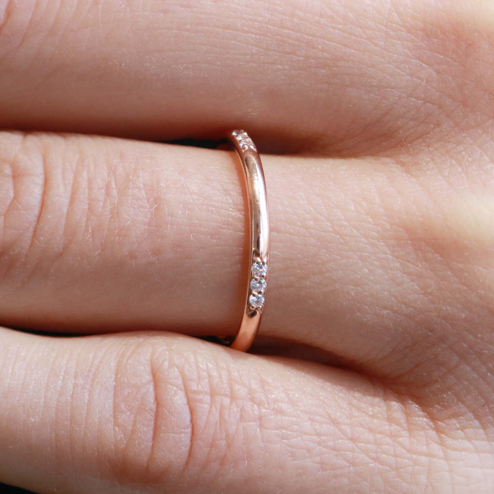 0.37 CT Round Full Eternity Lab Grown Diamond Wedding Band