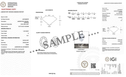 Sample Diamond Certificate