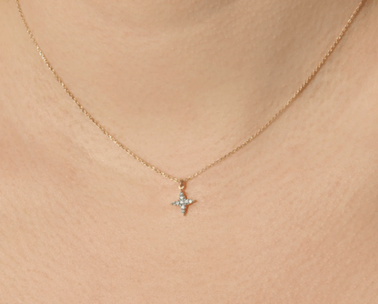 1.0 CT Round Bezel Solitaire Lab Grown Diamond Necklace