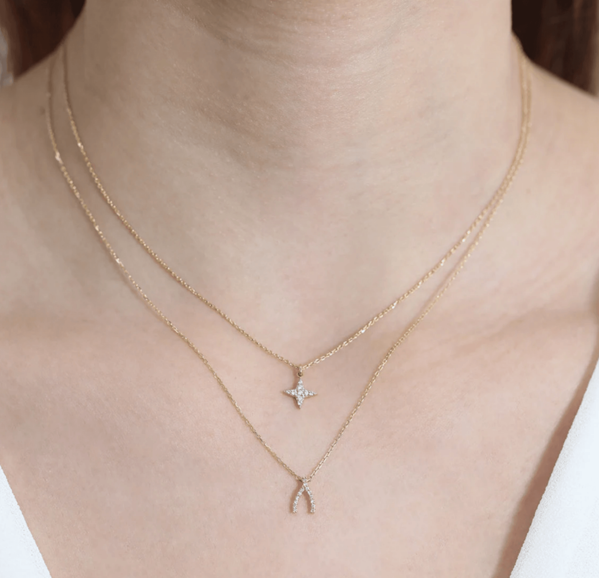 1.0 CT Round Bezel Solitaire Lab Grown Diamond Necklace