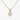 0.25 CT-1.0 CT Pear Solitaire CVD F/VS Diamond Necklace 5