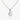 0.25 CT-1.0 CT Pear Solitaire CVD F/VS Diamond Necklace 2