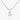 0.25 CT-1.0 CT Pear Solitaire CVD F/VS Diamond Necklace 1