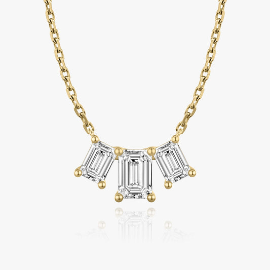 2.0 TC Emerald CVD F/VS Diamond Necklace 5