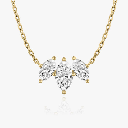 2.0 TC Marquise CVD F/VS Diamond Necklace 4