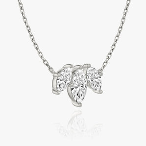 2.0 TC Marquise CVD F/VS Diamond Necklace 2