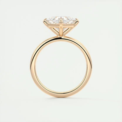 2 CT Princess Solitaire CVD F/VS1 Diamond Engagement Ring 21