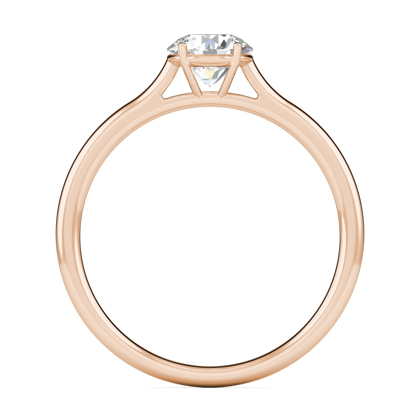 1.02 CT Round Solitaire CVD F/VS2 Diamond Engagement Ring 10