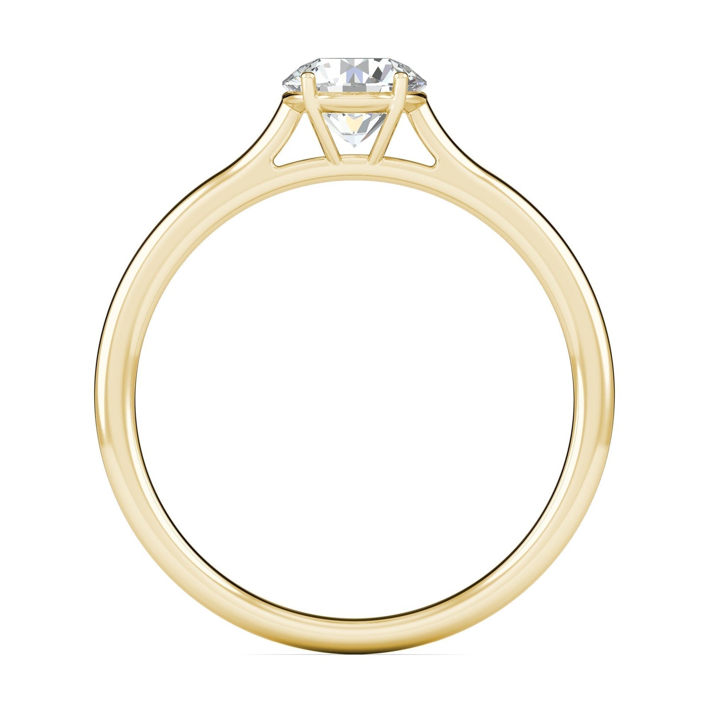 1.02 CT Round Solitaire CVD F/VS2 Diamond Engagement Ring 19