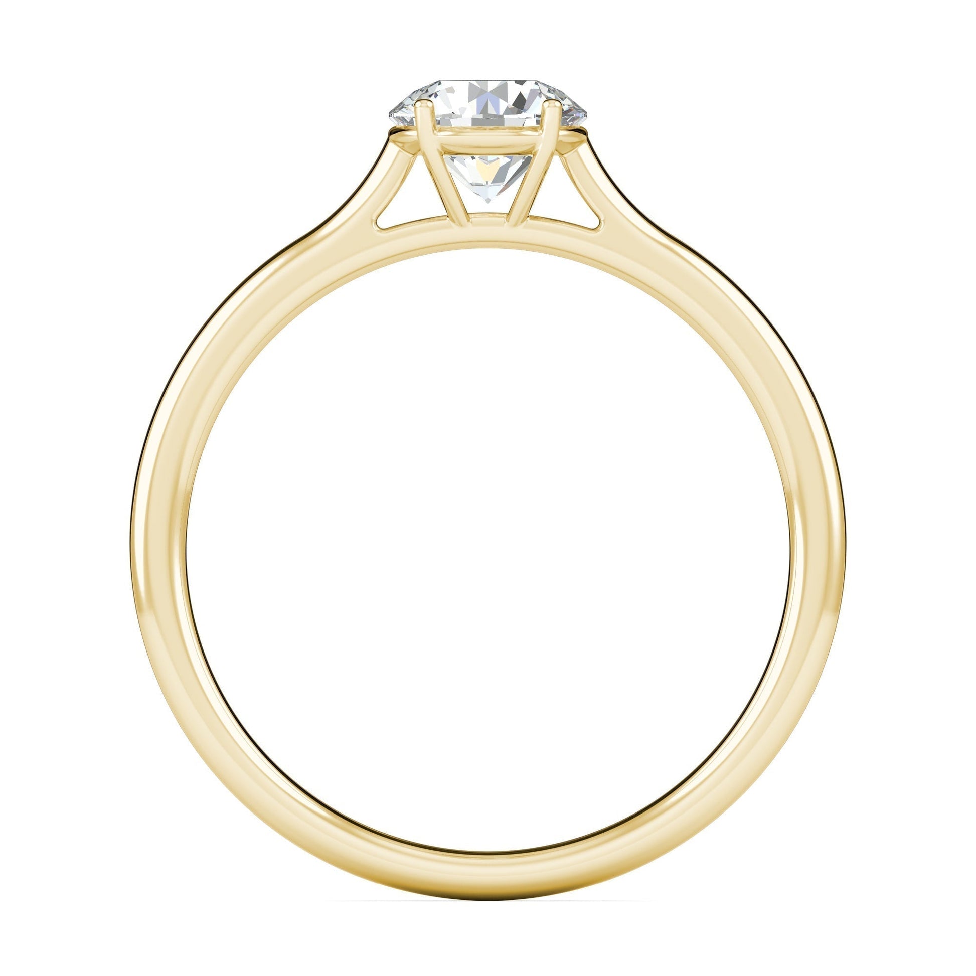 1.02 CT Round Solitaire CVD F/VS2 Diamond Engagement Ring 19