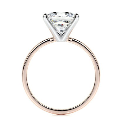 3.0 CT Princess Solitaire CVD F/VS2 Diamond Engagement Ring 21