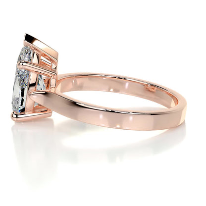 2.0 CT Round Solitaire CVD E/VS2 Diamond Engagement Ring 30