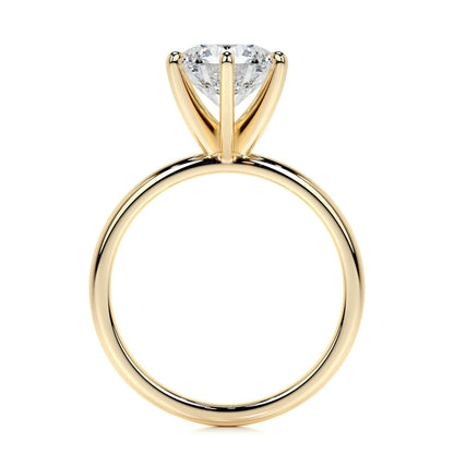2.0 CT Round Solitaire CVD E/VS2 Diamond Engagement Ring 10